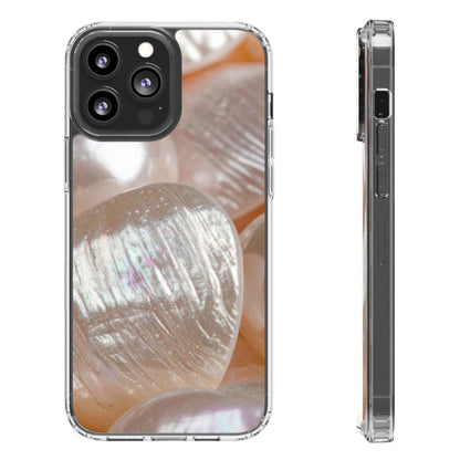 Clear Phone Case – Blush Pearl