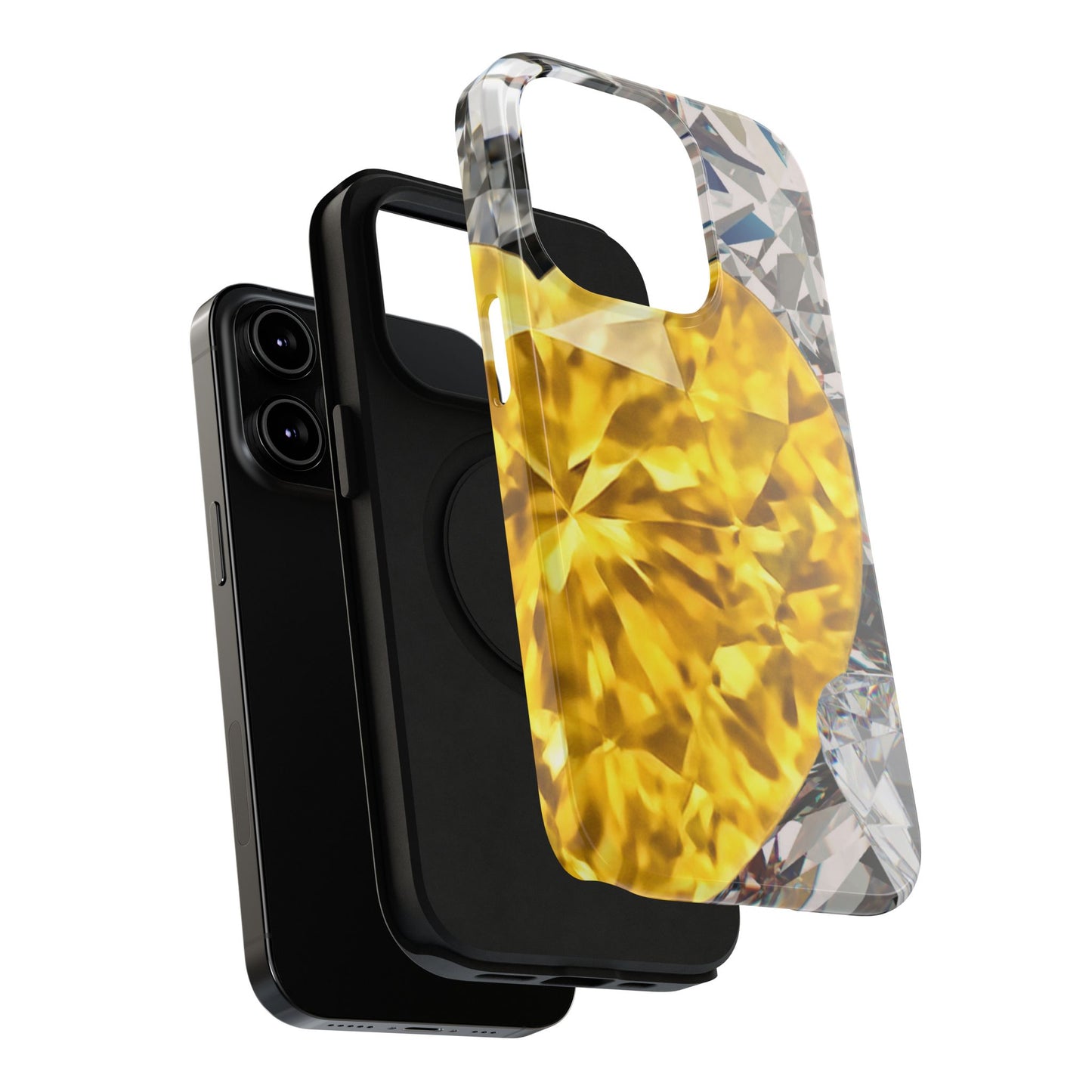 Impact-Resistant Phone Case – Heart of Gold