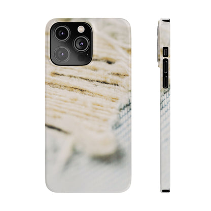 Slim Phone Case – Woven Warmth