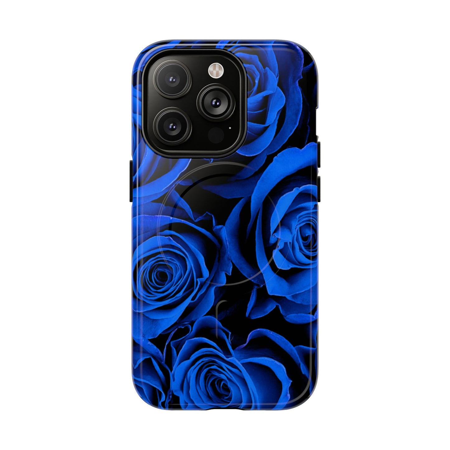Protective Magnetic Phone Case – Midnight Bloom