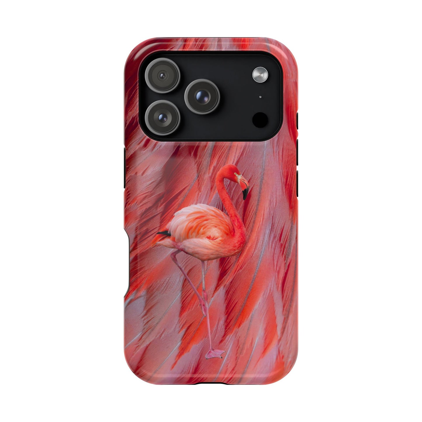 Impact-Resistant Phone Case – Scarlet Plume