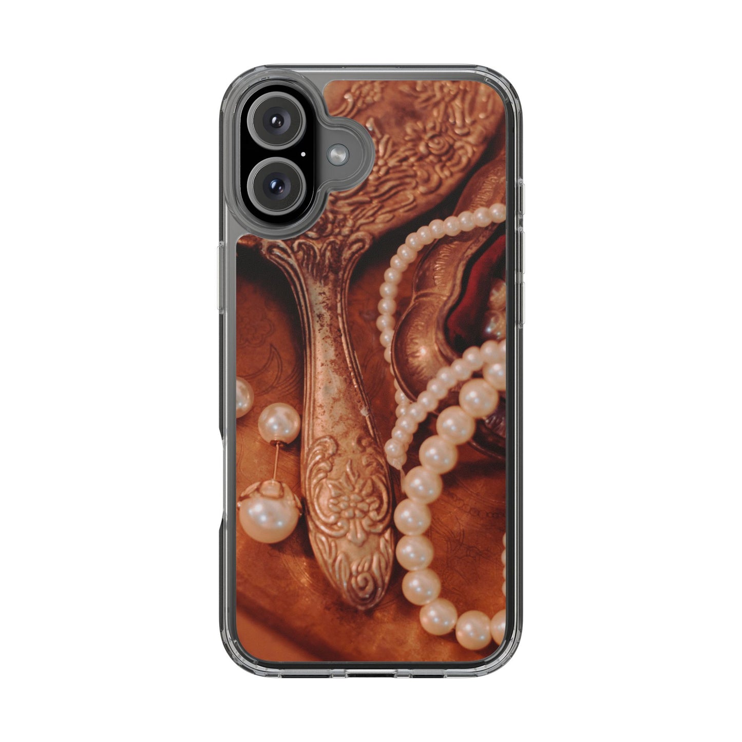 Clear Phone Case – Bronze Vanity