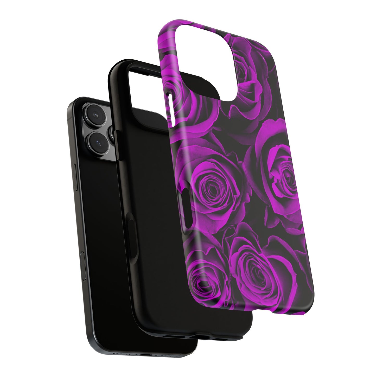 Protective Phone Case – Amethyst Roses