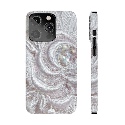 Slim Phone Case – Lace Veil