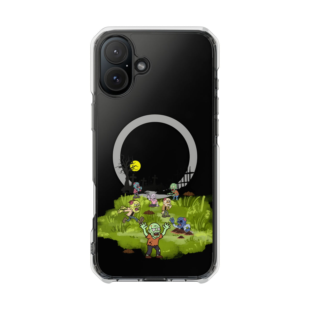 Clear Magnetic Phone Case – Graveyard Shift