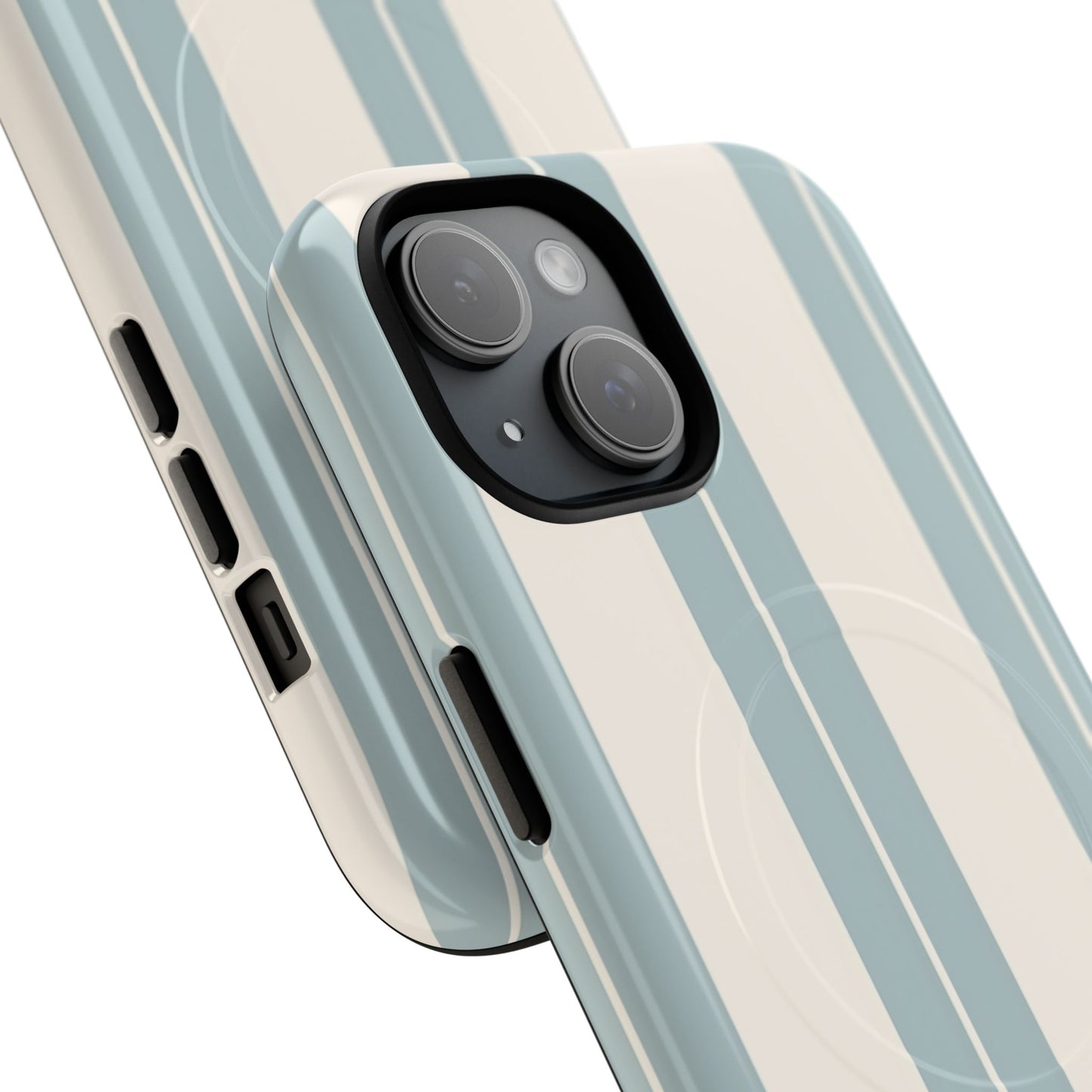 Protective Magnetic Phone Case - Coastal Stripe