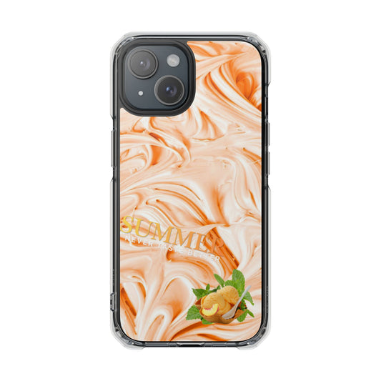 Clear Phone Case – Peach Sorbet