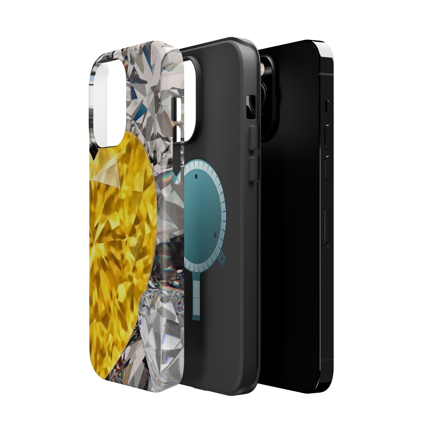 Wireless-Charging Compatible Case – Heart of Gold