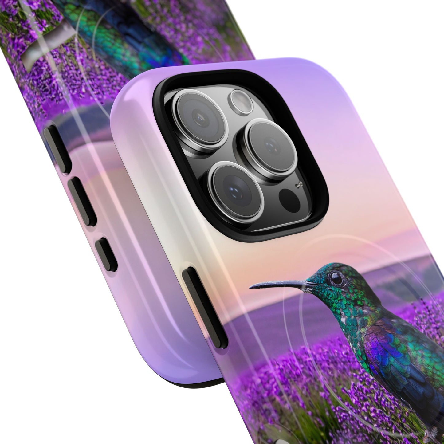 Protective Magnetic Phone Case – Hummingbird Reverie