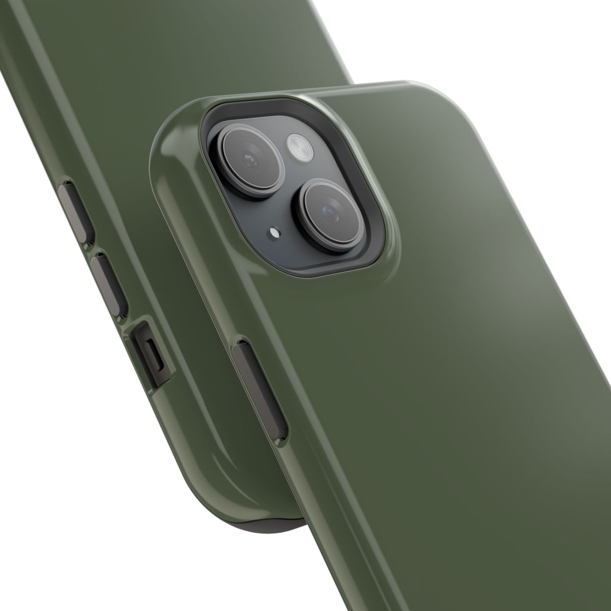 Impact-Resistant Phone Case — Military Green Protective Shockproof Cover