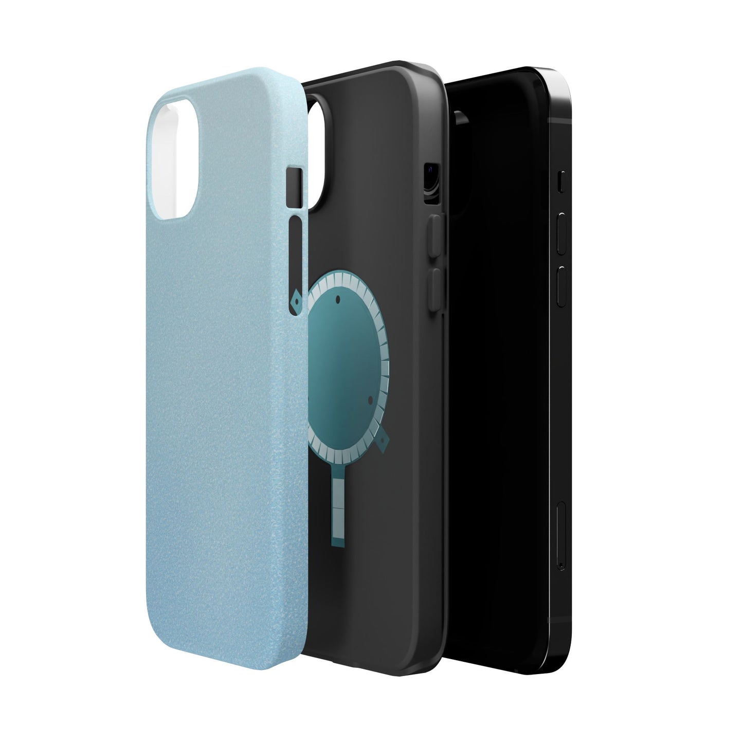 Wireless-Charging Compatible Case – Blue Whisper