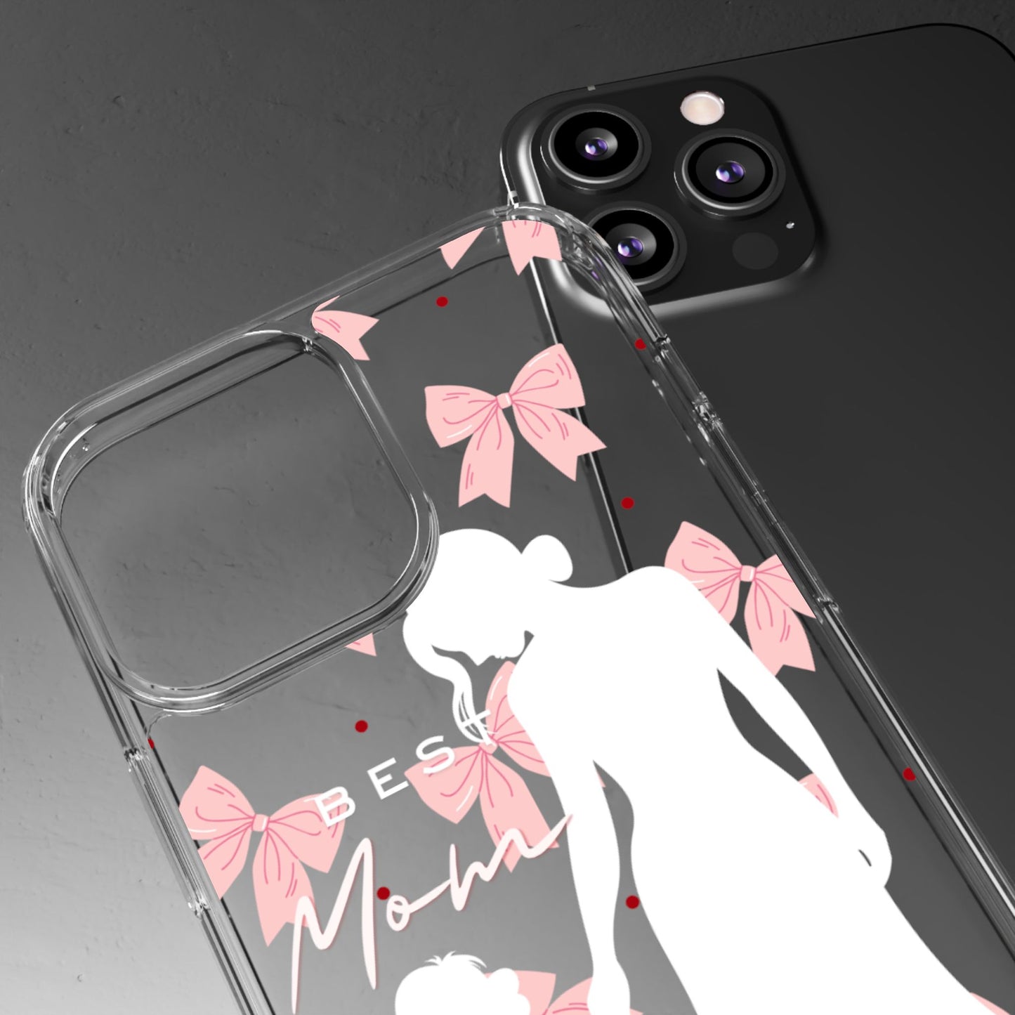 Clear Phone Case – Best Mom: My Little Girl