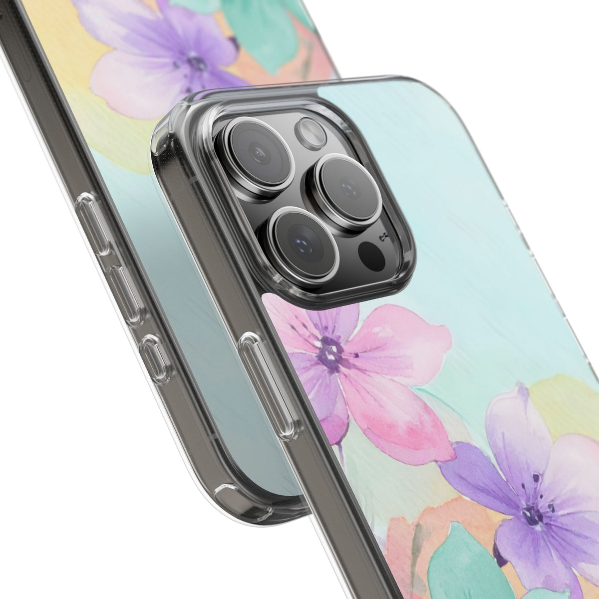 Clear Phone Case – Water Petal