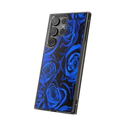 Clear Phone Case – Midnight Bloom