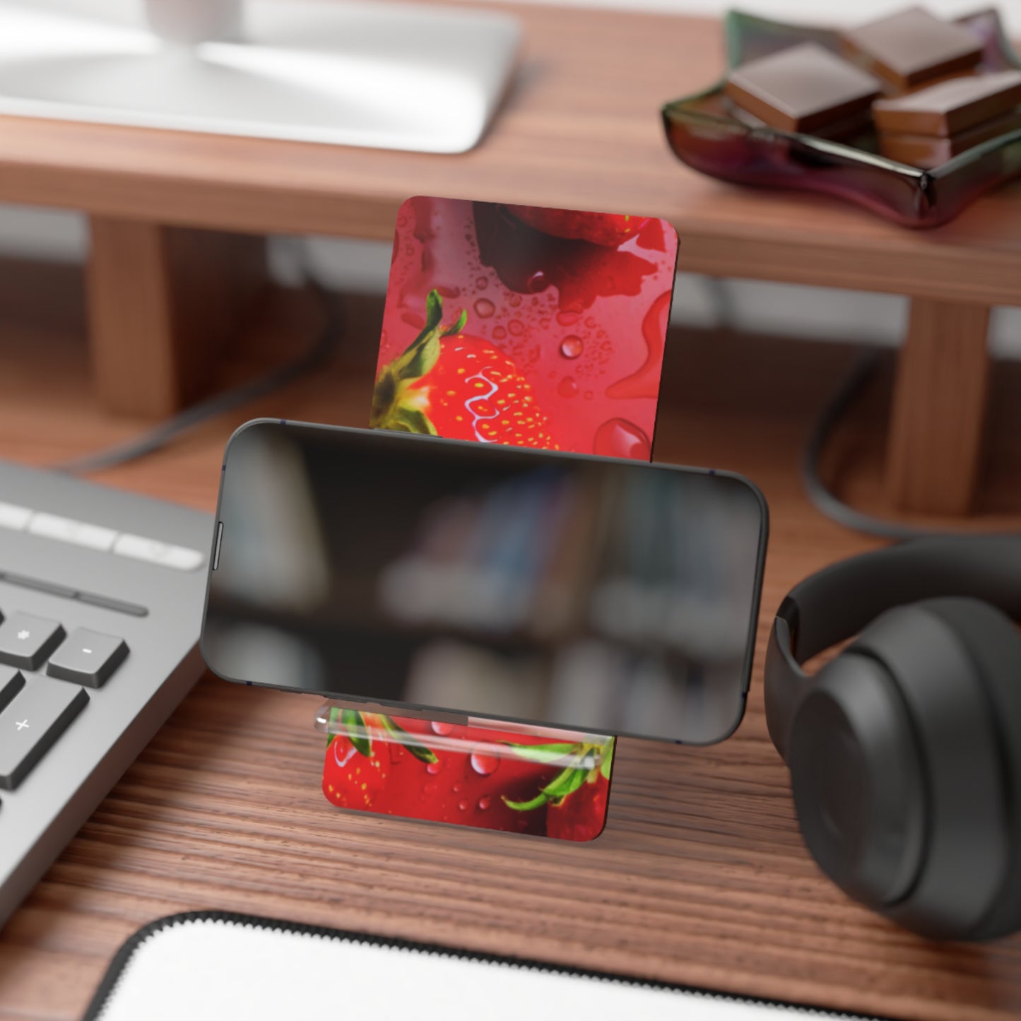 Phone Stand – Strawberry Drip