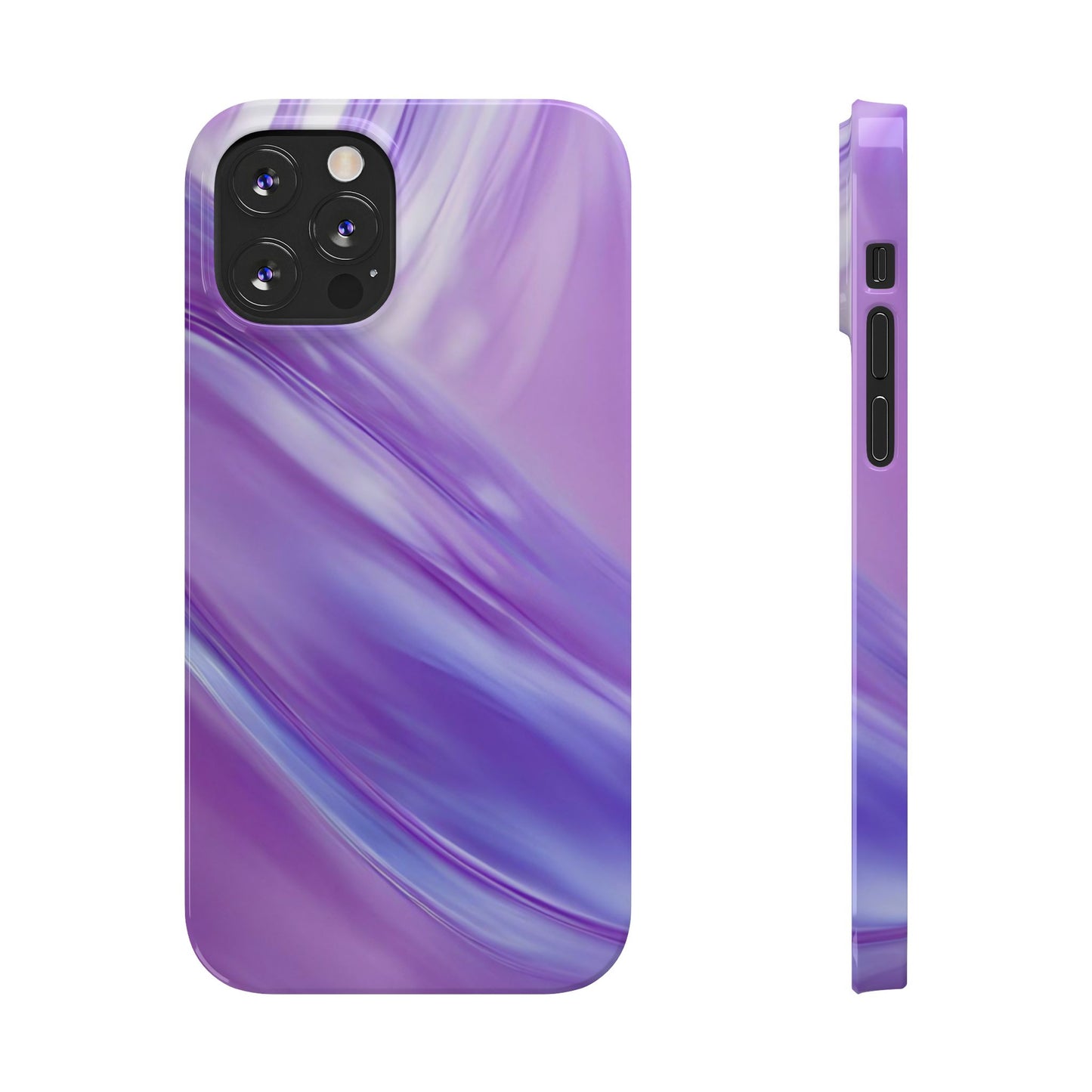 Slim Phone Case – Lavender Wave