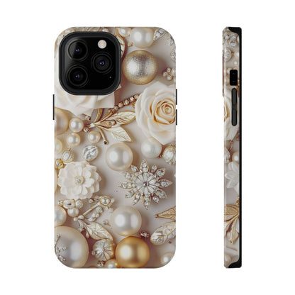 Impact-Resistant Phone Case – Ivory Opulence