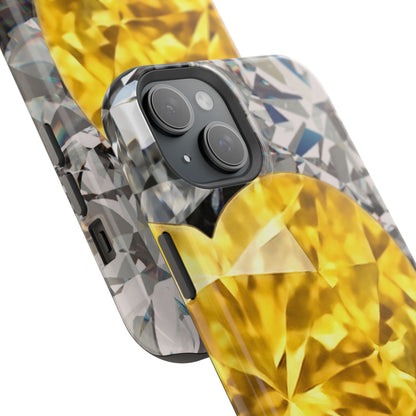 Impact-Resistant Phone Case – Heart of Gold