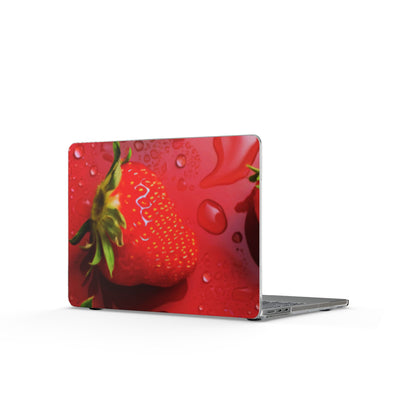 Clear Laptop Case – Strawberry Drip