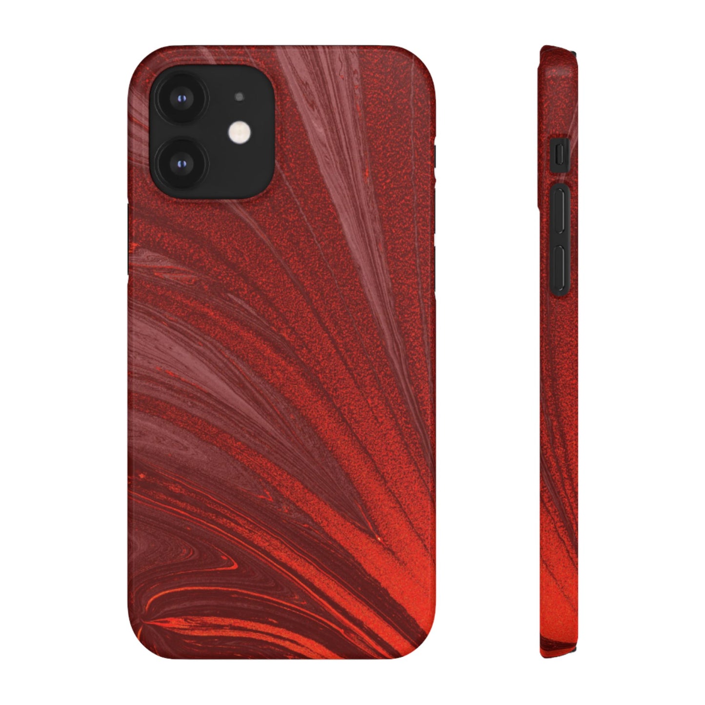 Snap Phone Case – Crimson Current