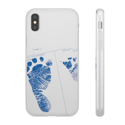 Flexi Case – Mom’s Little Blue Footprints