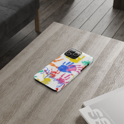 Slim Phone Case – Handprint Memories