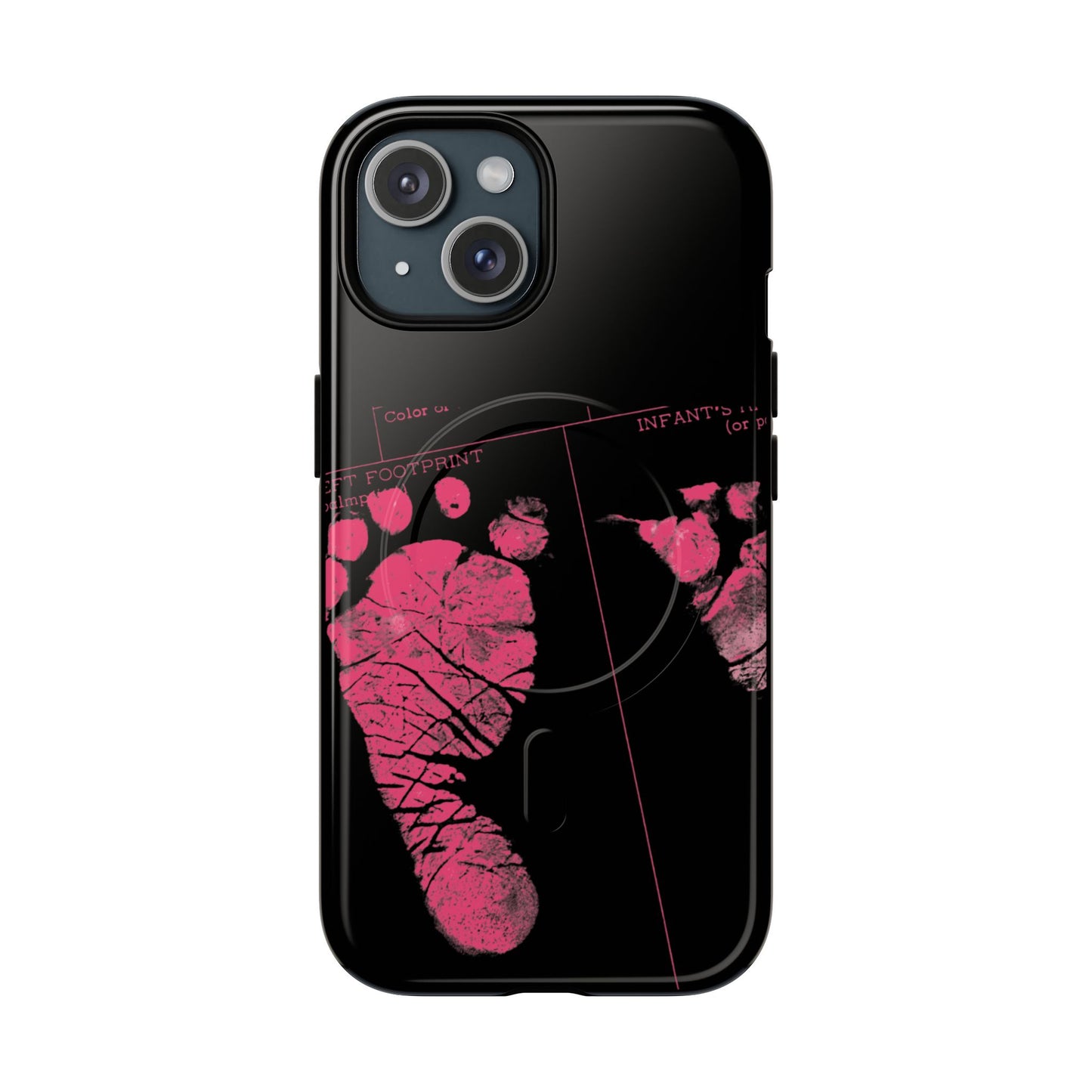 Protective Magnetic Phone Case – Mom’s Little Pink Footprints