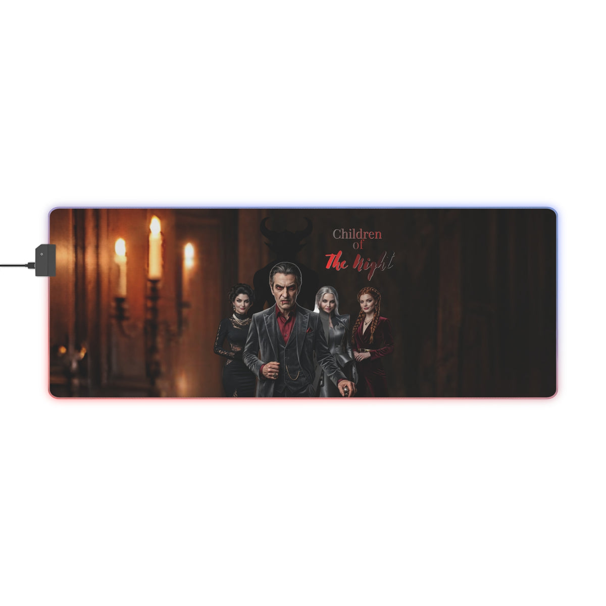 Gaming LED Desk Mat – Dark Dynasty