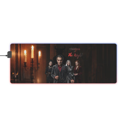 Gaming LED Desk Mat – Dark Dynasty