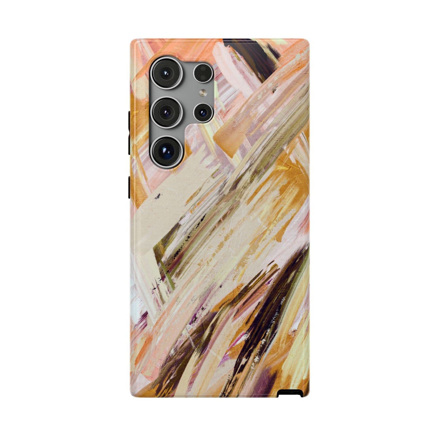 Impact-Resistant Phone Case – Brush & Bronze