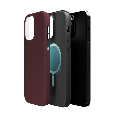 Wireless-Charging Compatible Case – Mulled Wine – Compatible with iPhone 13–17 & Samsung Galaxy S25–S26 Series