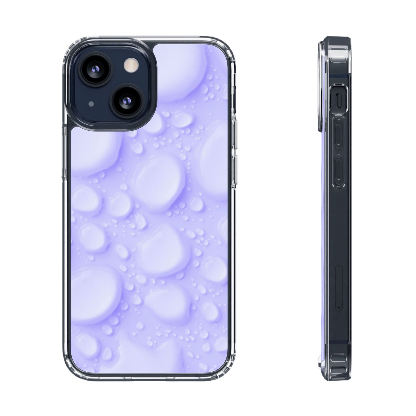 Clear Phone Case – Lilac Dew