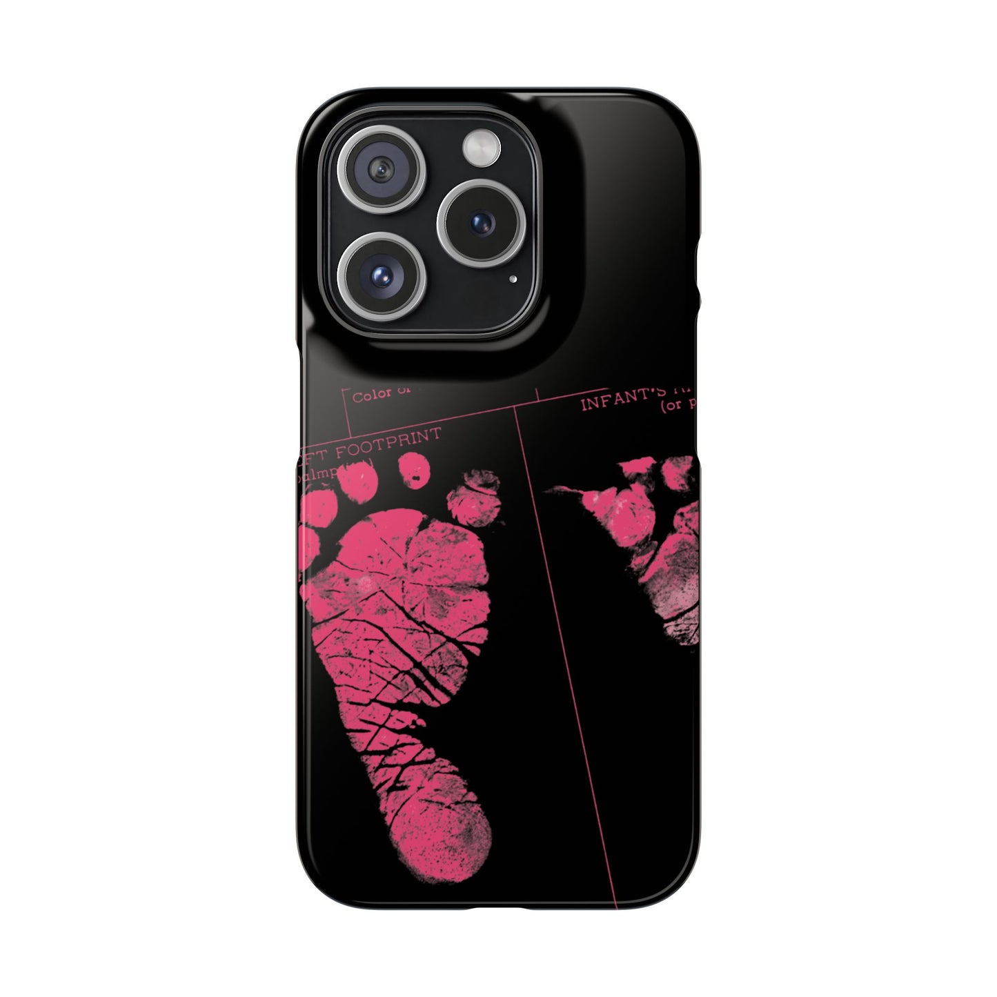 Snap Phone Case – Mom’s Little Pink Footprints