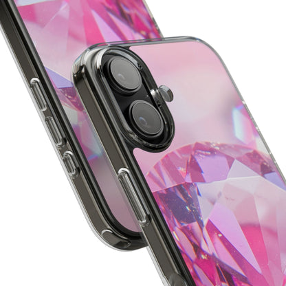 Clear Phone Case – Pink Ice