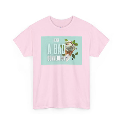 Never a Bad Connection – Mint Ice Cream Graphic T-Shirt