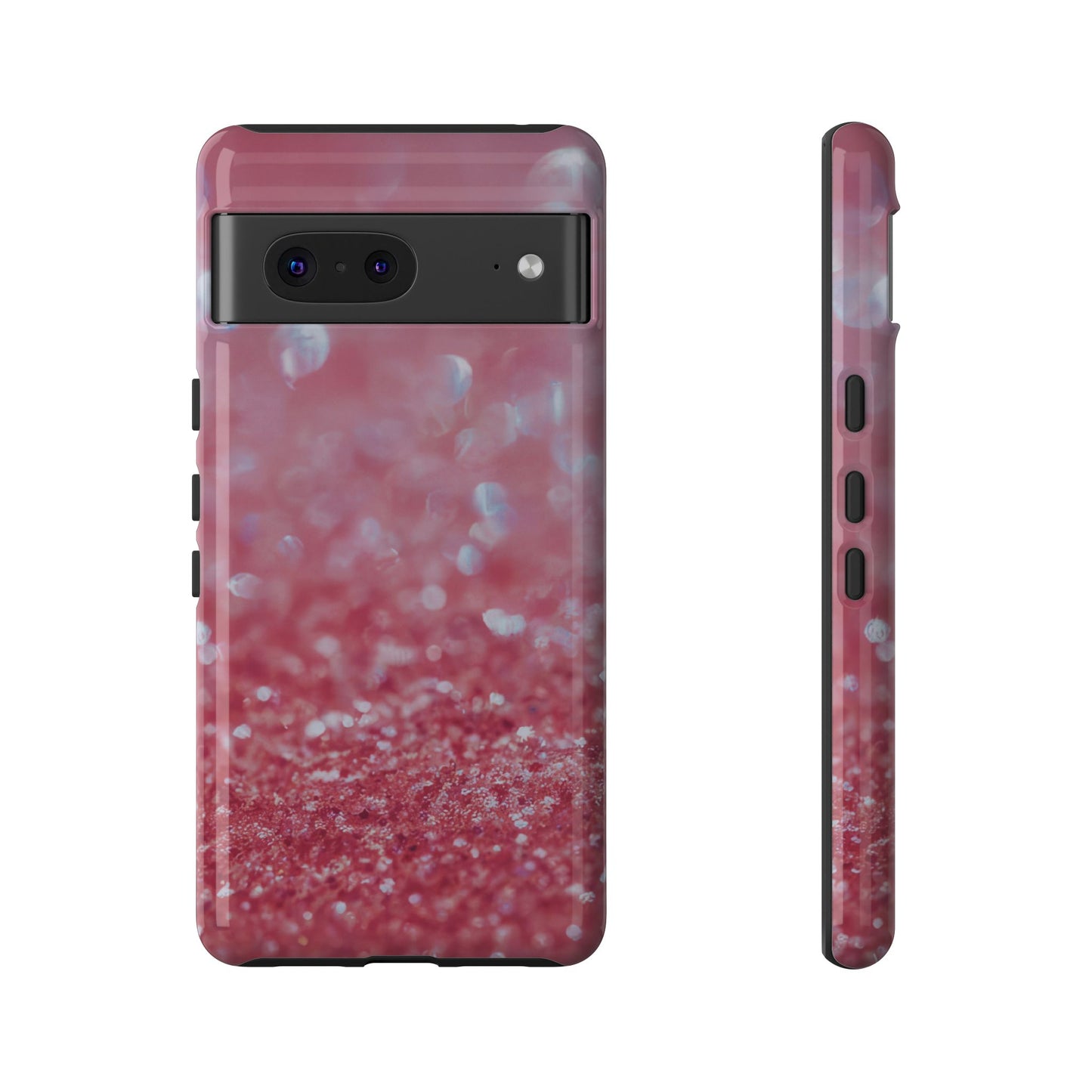 Protective Phone Case – Rosé Sparkle
