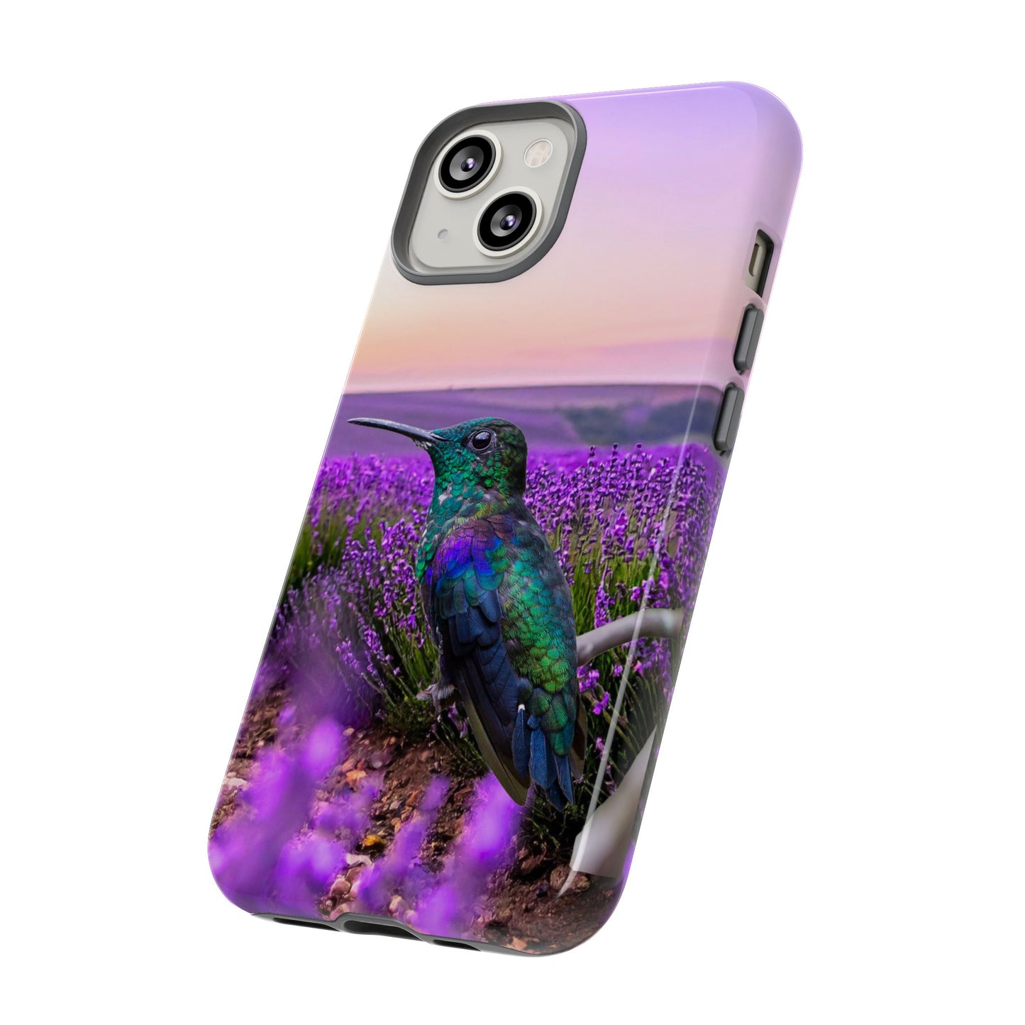 Protective Phone Case – Hummingbird Reverie