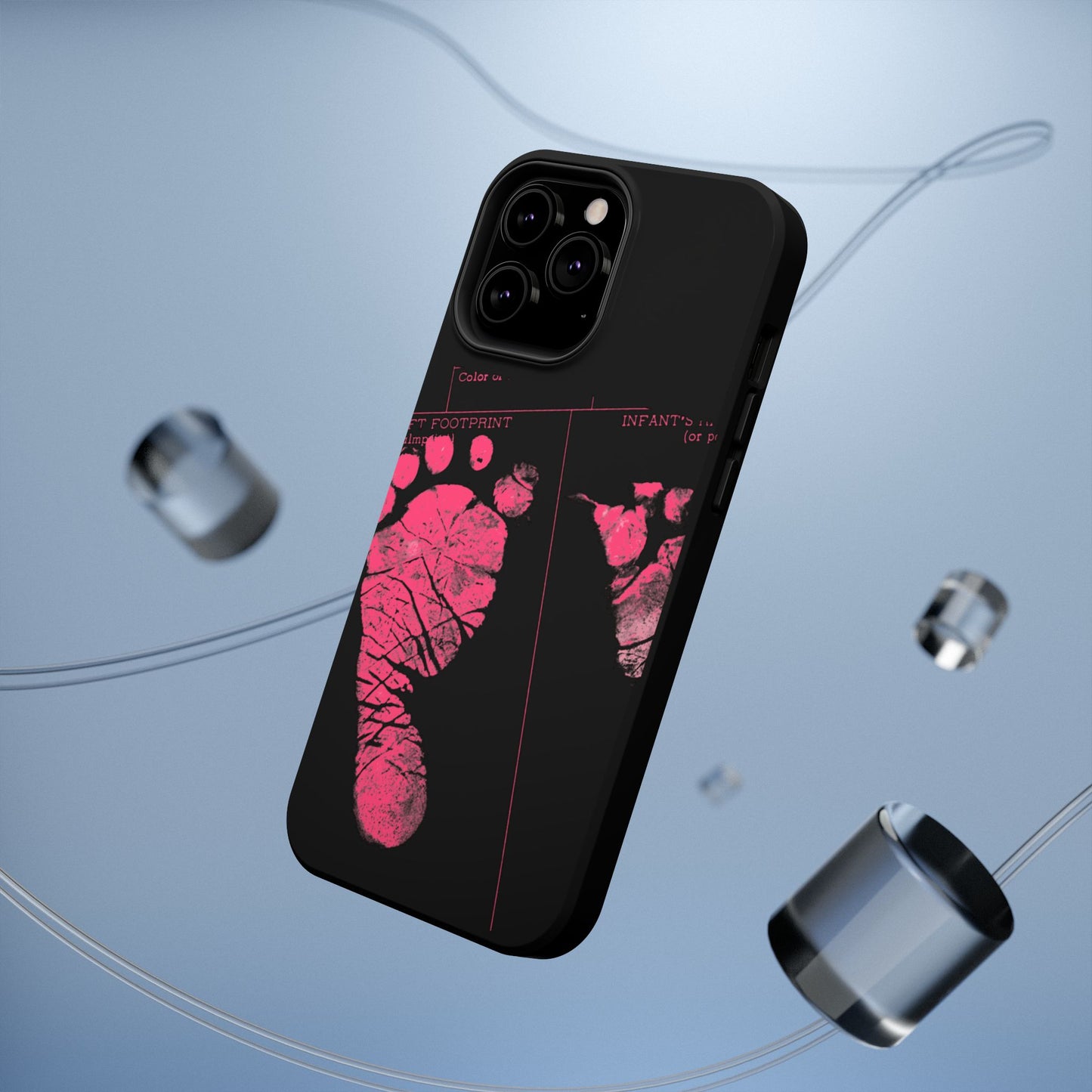 Wireless-Charging Compatible Case – Mom’s Little Pink Footprints