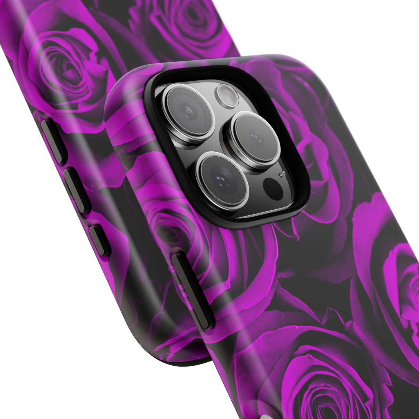 Protective Phone Case – Amethyst Roses
