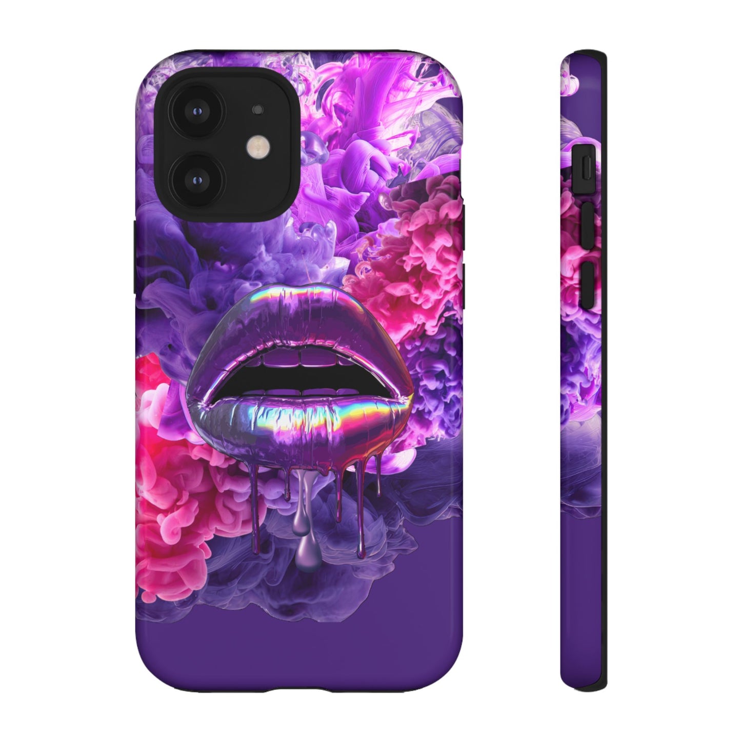 Protective Phone Case – Purple Haze Lips