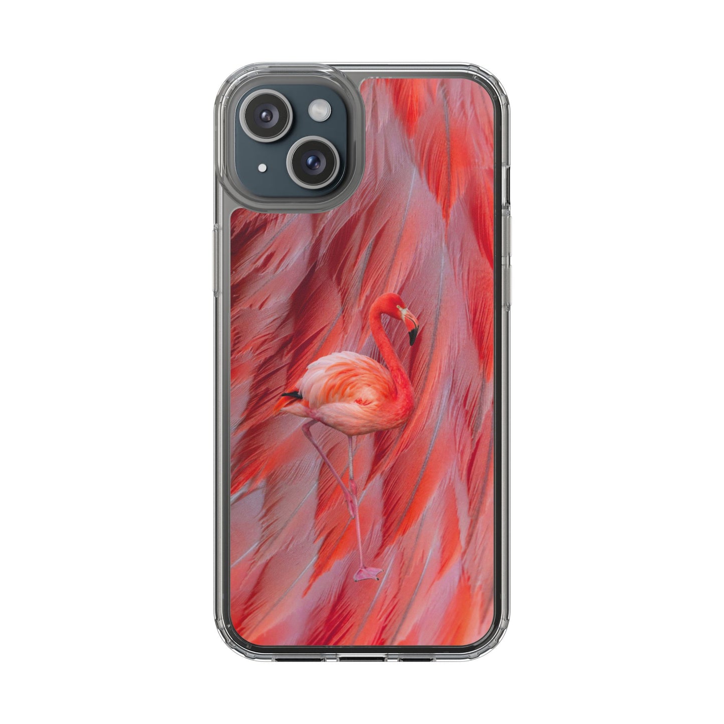 Clear Phone Case – Scarlet Plume