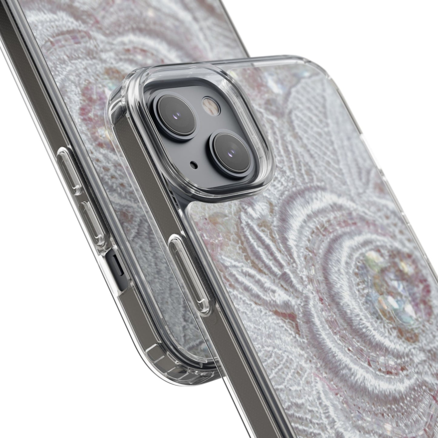 Clear Phone Case – Lace Veil