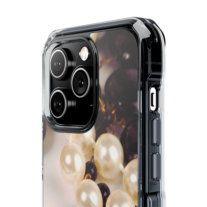 Clear Magnetic Phone Case – Noir Pearl