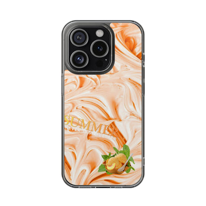Clear Magnetic Phone Case – Peach Sorbet