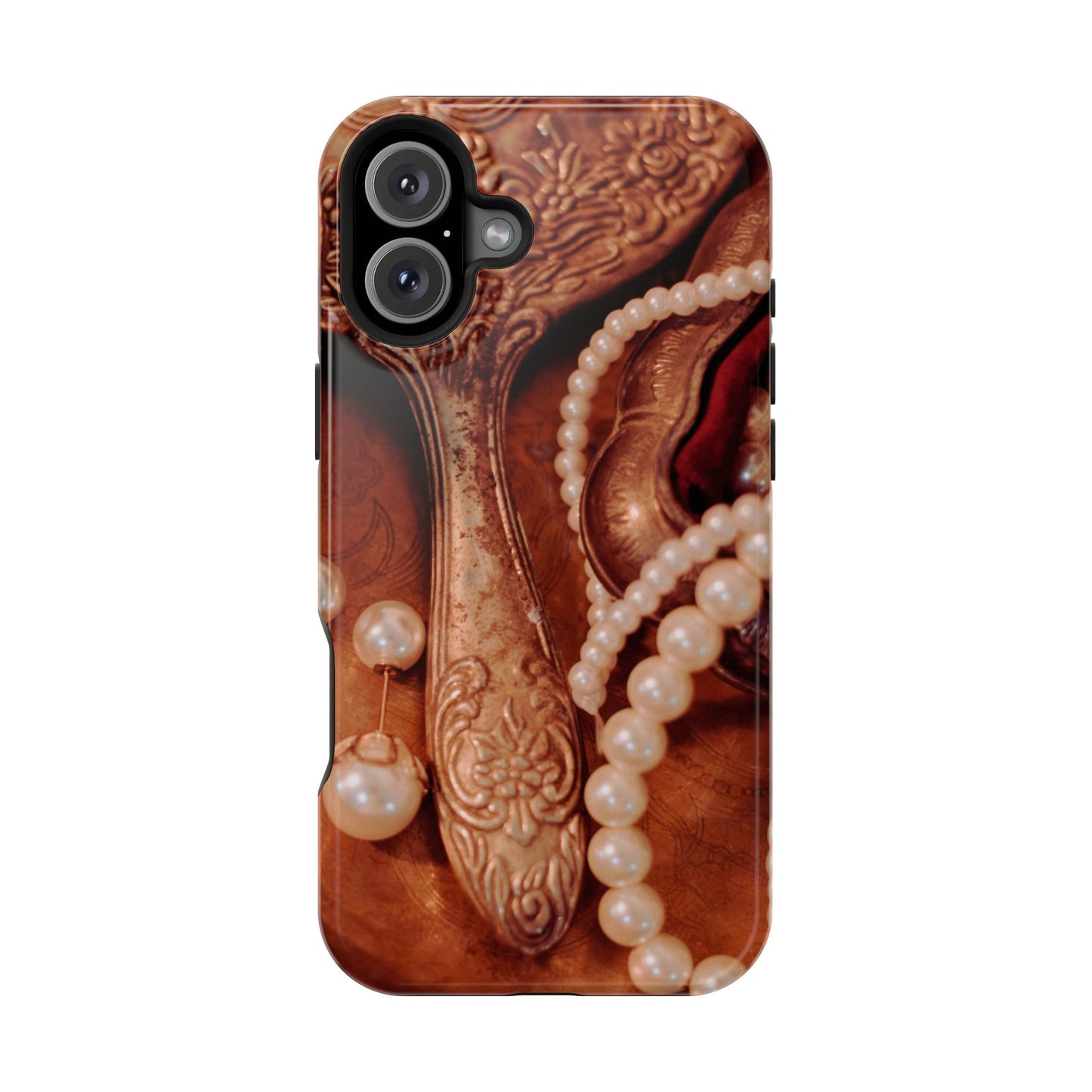 Impact-Resistant Phone Case – Bronze Vanity