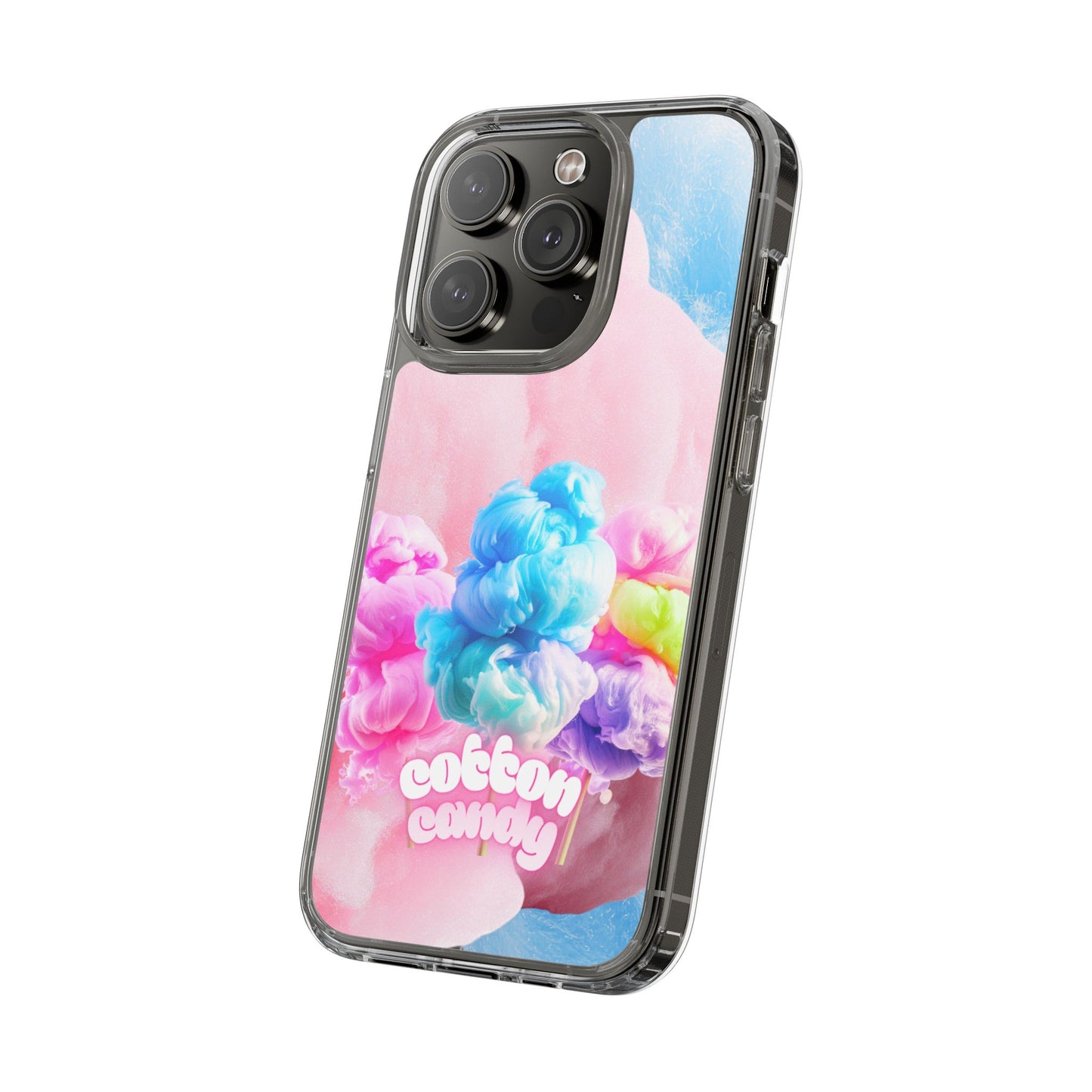 Clear Phone Case – Cotton Candy Dream