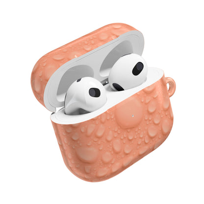 Earbud Case Cover – Apricot Rain