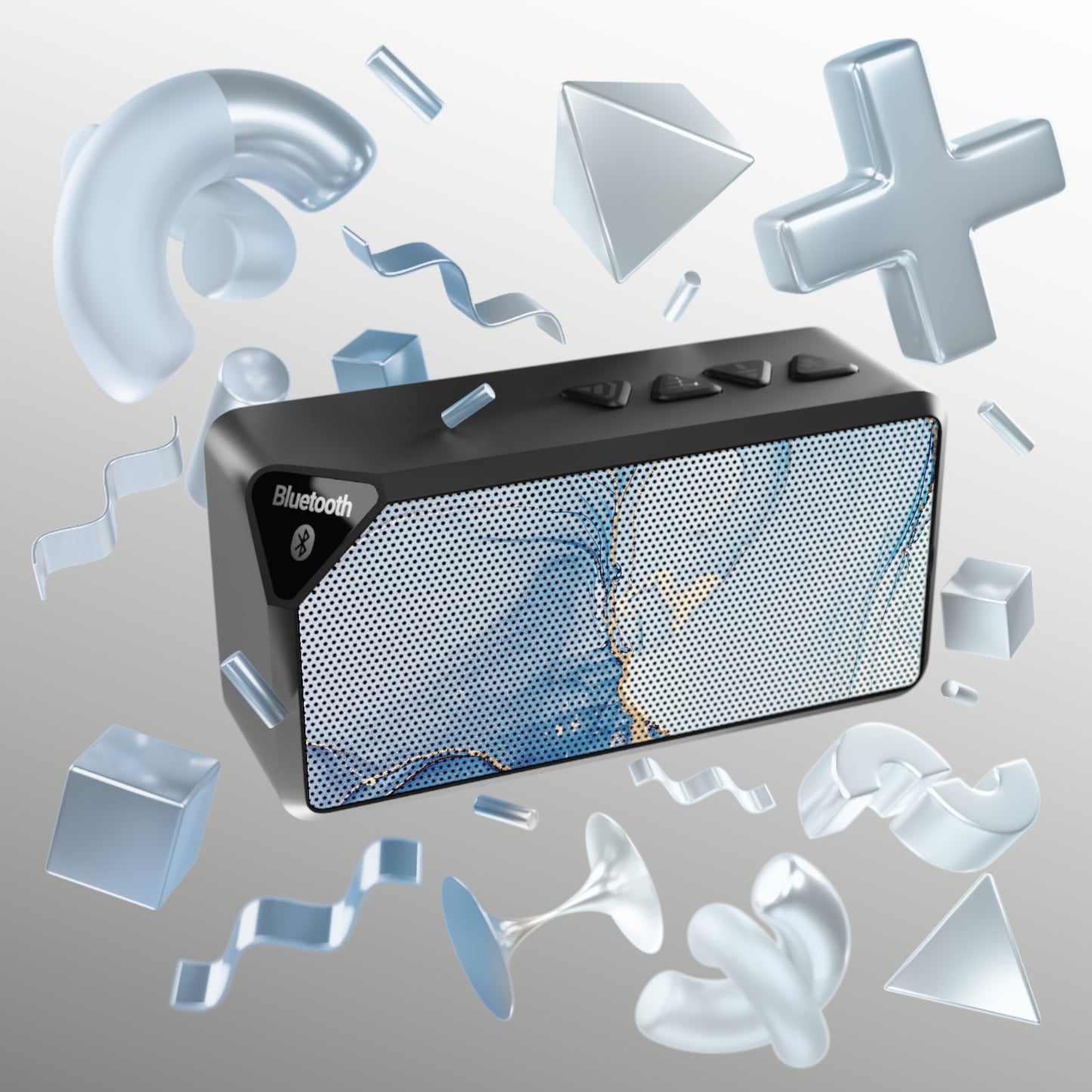 Portable Bluetooth Speaker – Blue Agate