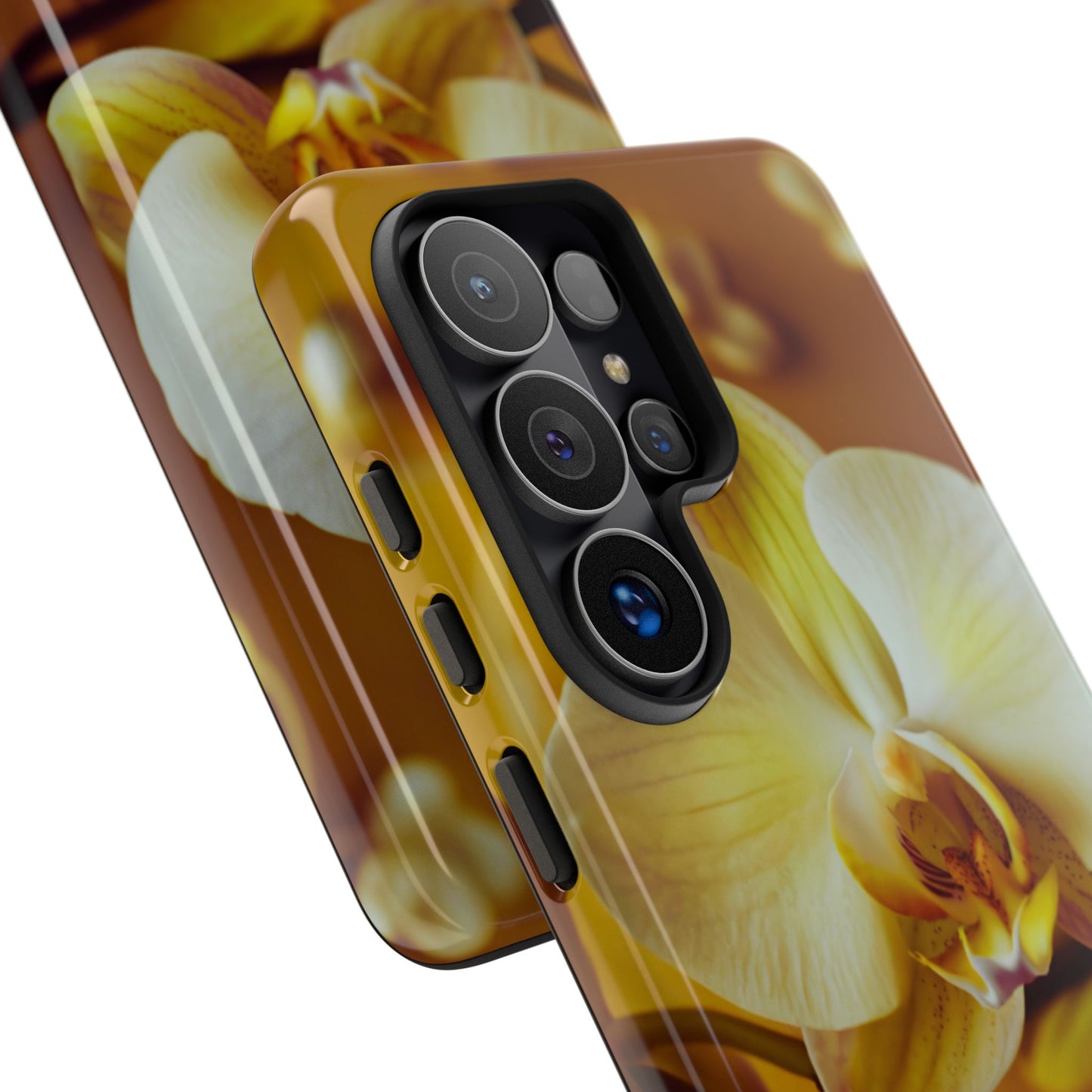 Protective Phone Case – Amber Orchid