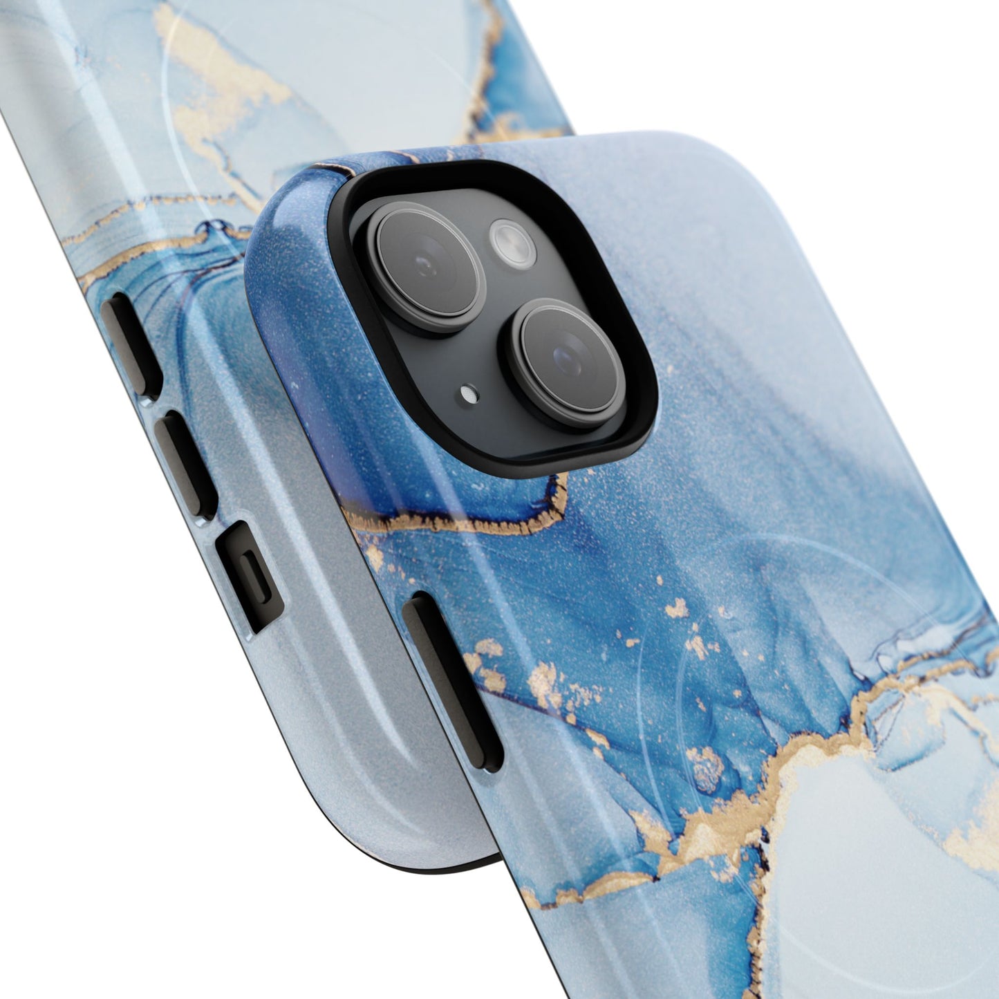 Protective Magnetic Phone Case – Blue Agate